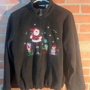 Vintage Christmas Fleece Jacket